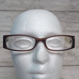 Simon B Brown and Pearl Color Narrow Glasses Frames